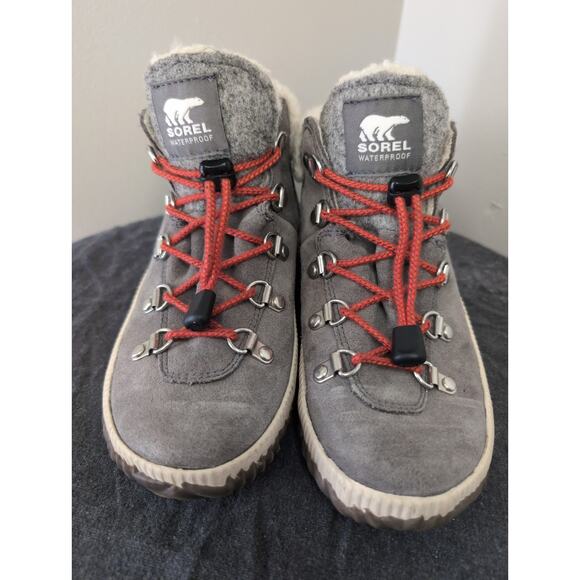 Sorel waterproof cozycore Out Nd About gray outdoor winter boots 3 - Picture 2 of 10